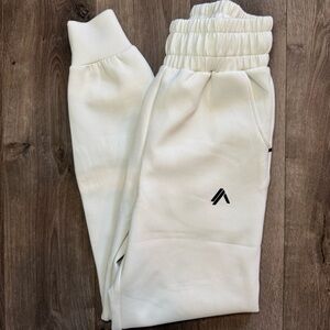 Women Alphalete Cream Jogger Pants